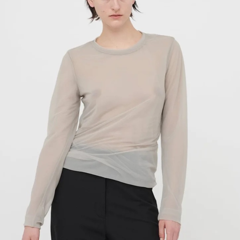 Proenza Schouler Dara Layered Technical Nylon Jersey